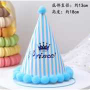 Party Hat - Stripe Prince Hat